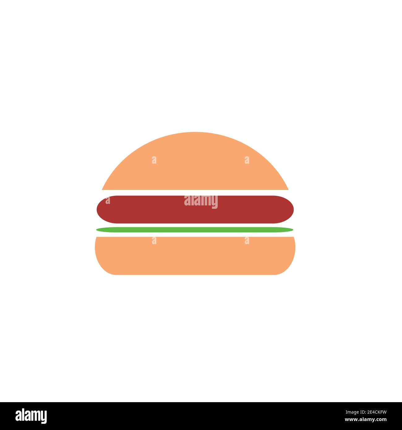 burger logo Stock Photo