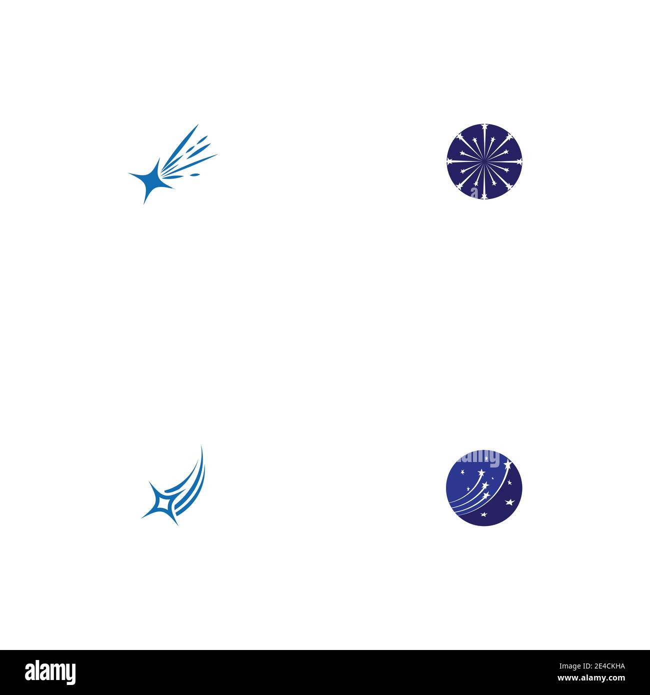 Set Star icon Template vector illustration design Stock Vector