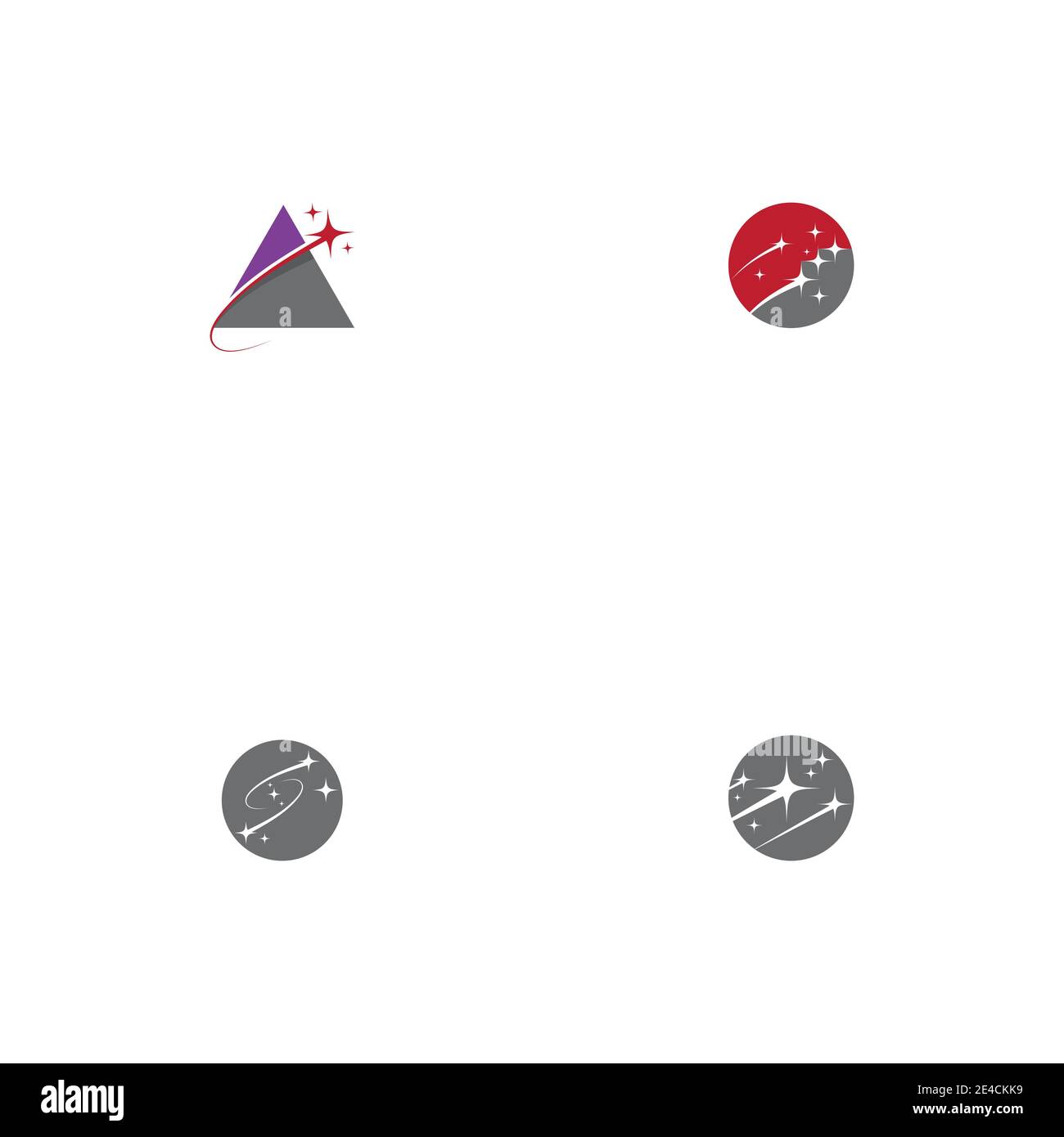 Set Star icon Template vector illustration design Stock Vector Image ...