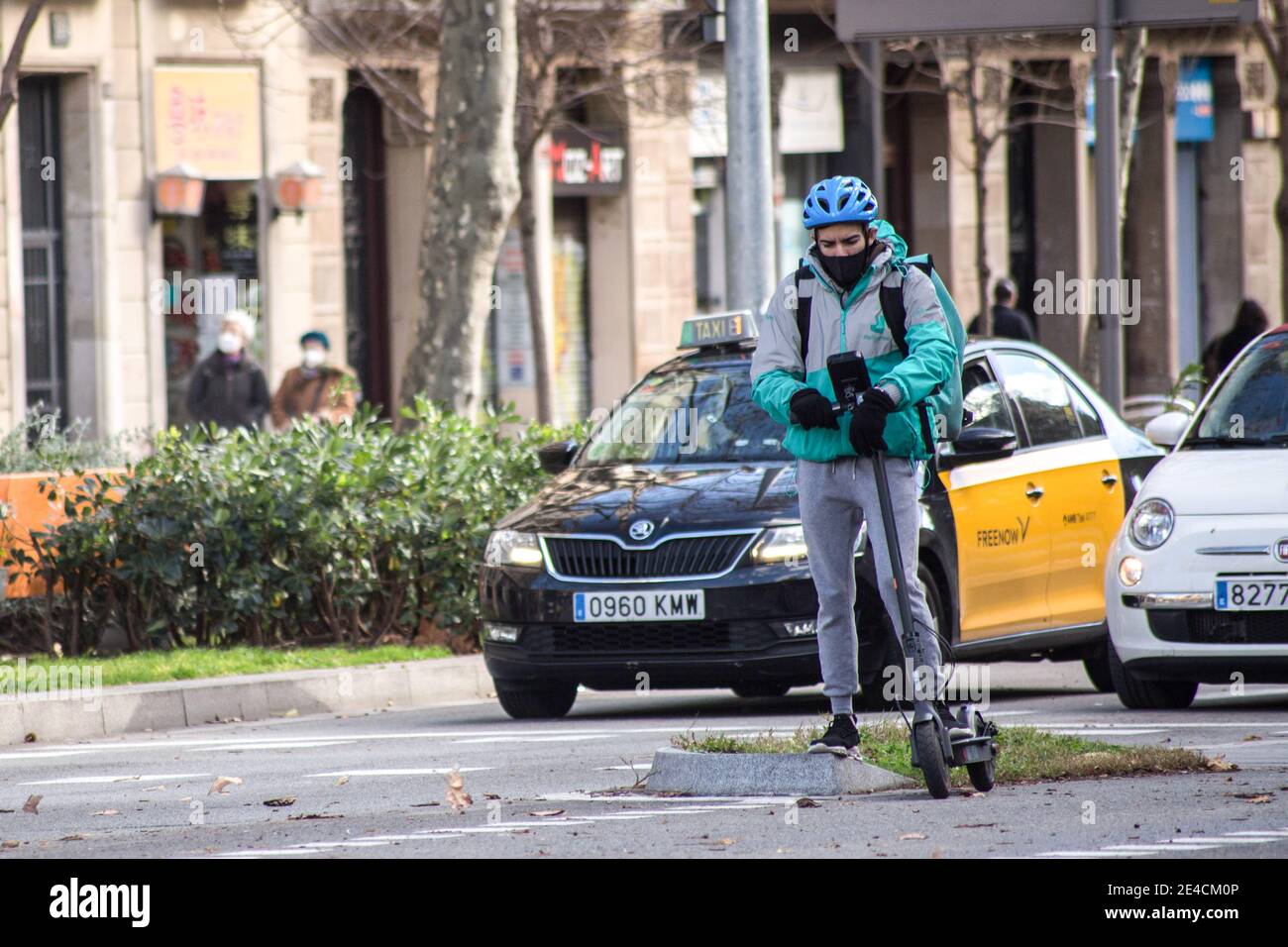 Deliveroo scooter hires stock photography and images Alamy
