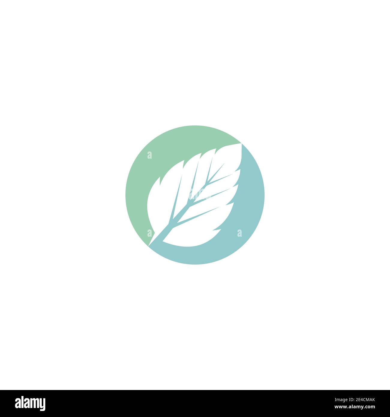 Leaf Mint Logo Template vector symbol nature Stock Vector Image & Art ...