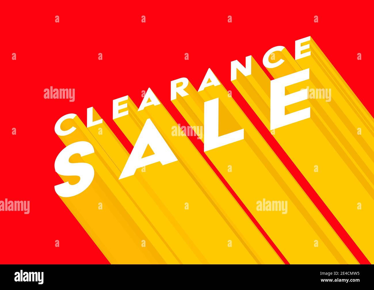Clearance sale poster or flyer design. Clearance online sale