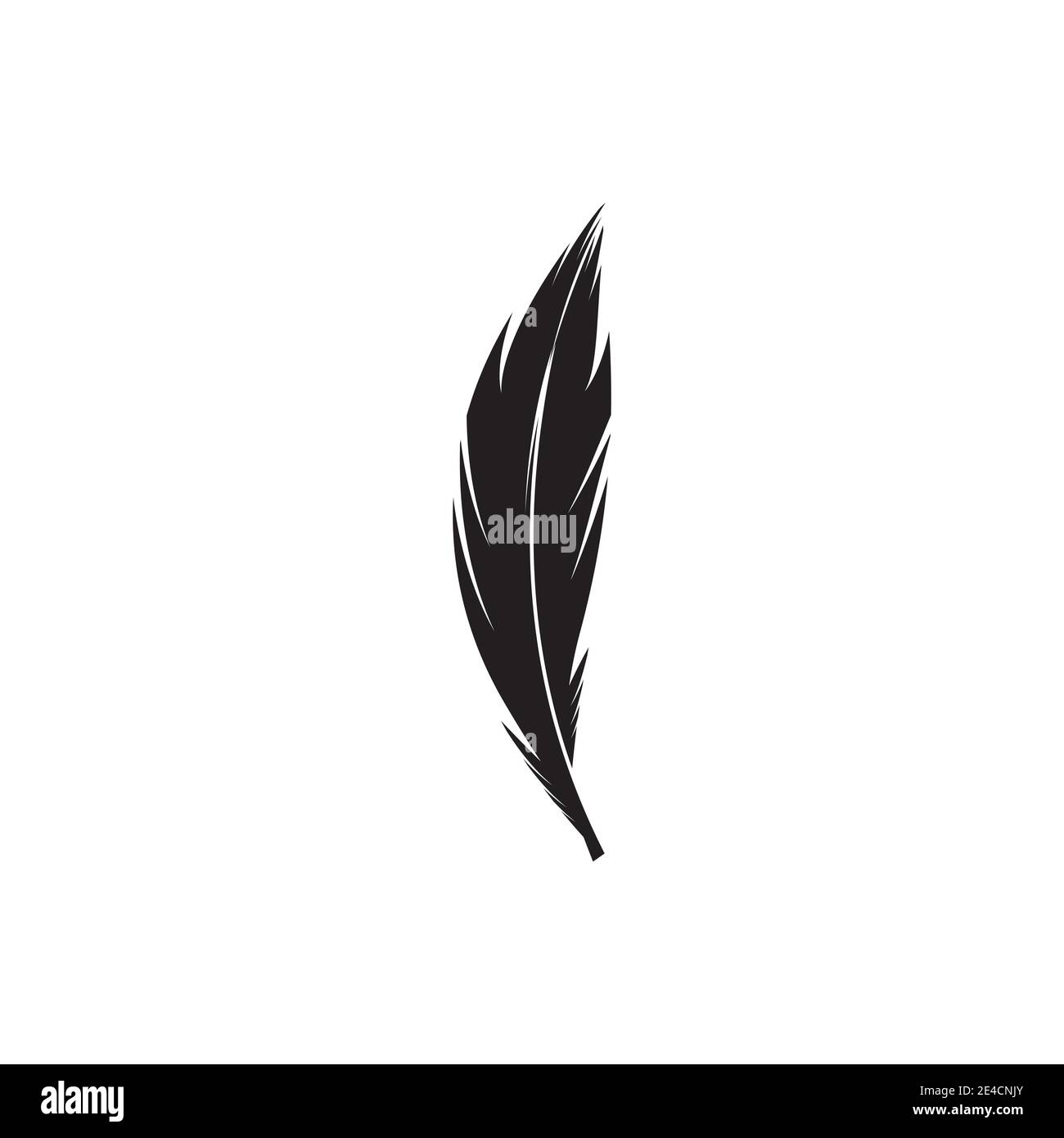 Feathers Logo Template vector symbol nature Stock Vector