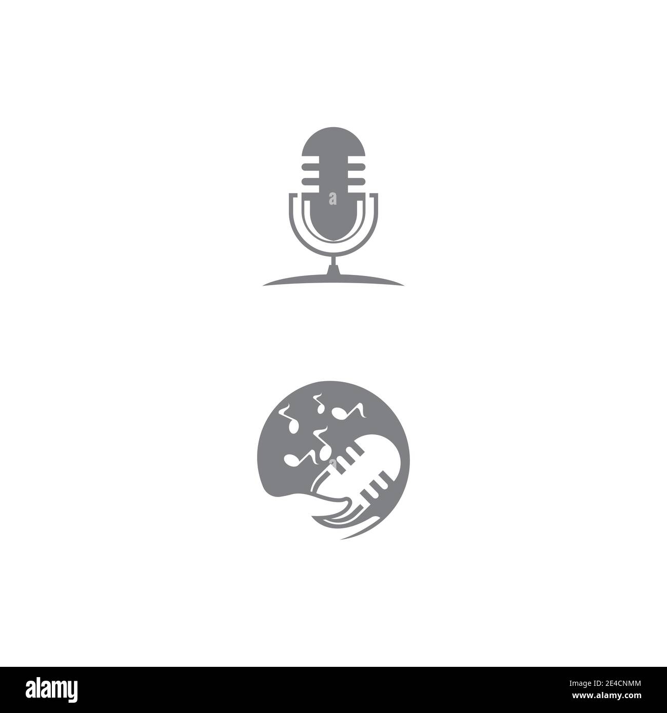 Podcast Vector icon design illustration Template Stock Vector Image ...