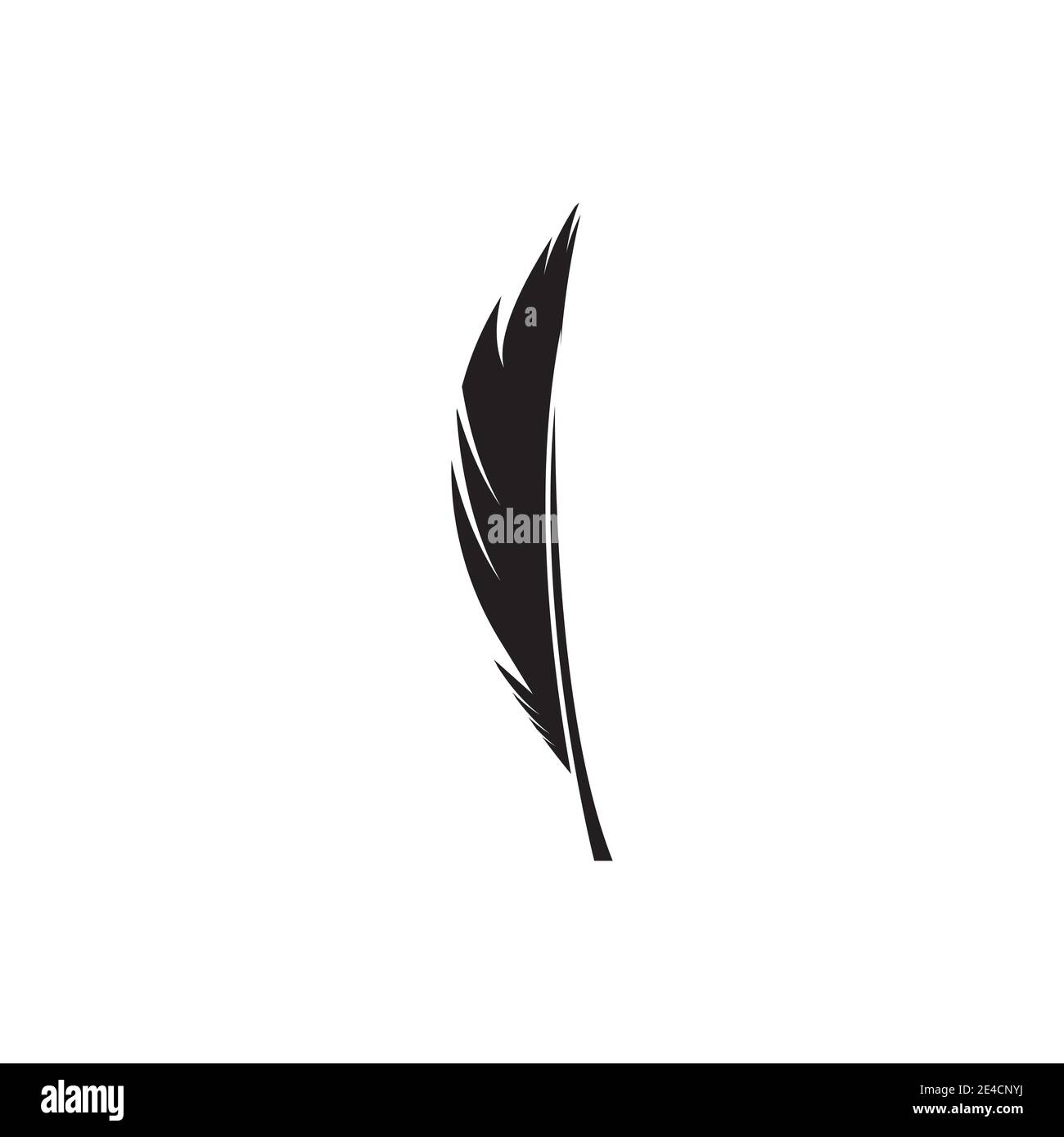 Feathers Logo Template vector symbol nature Stock Vector