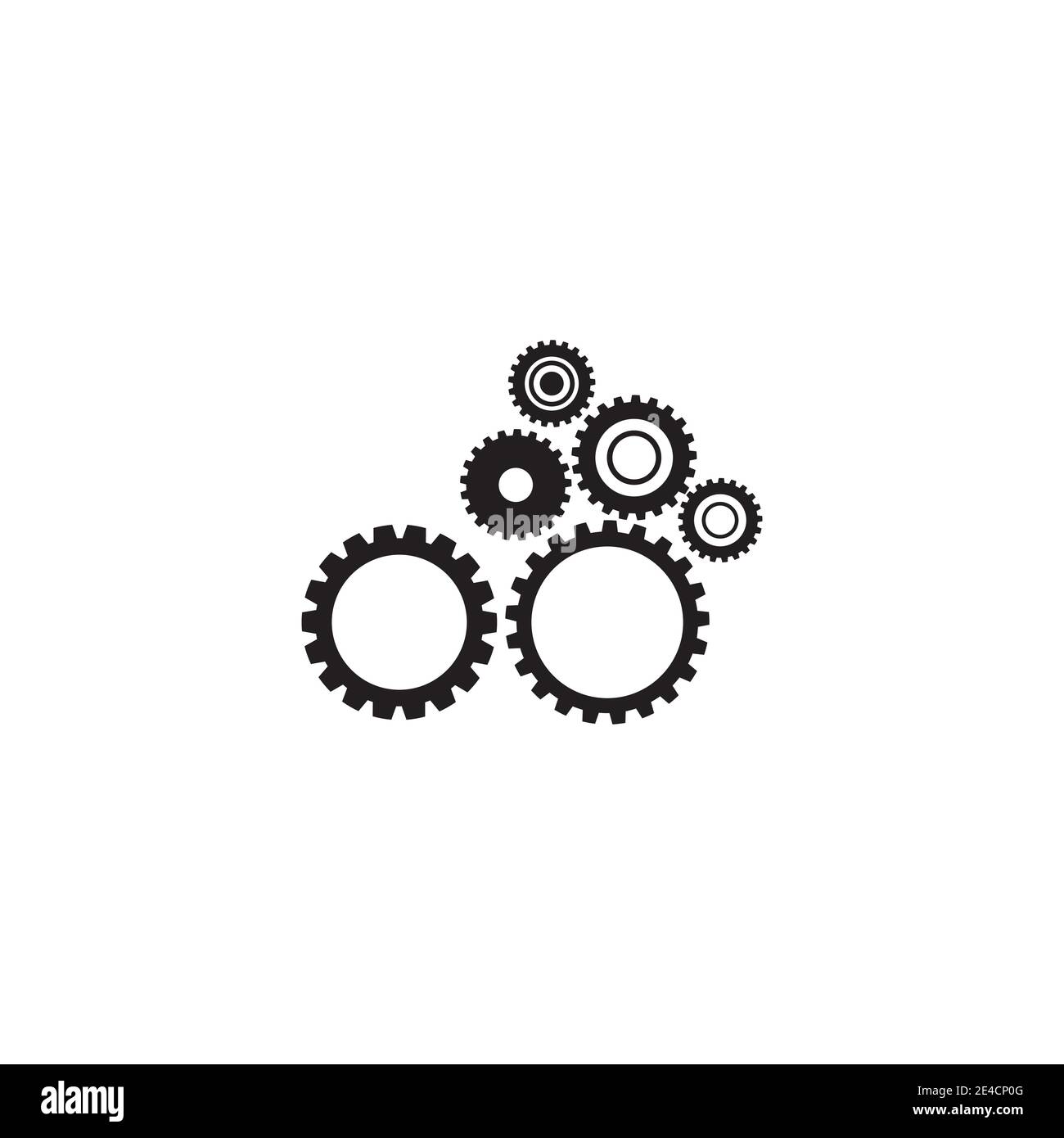 Gear Logo Template vector icon illustration design Stock Vector