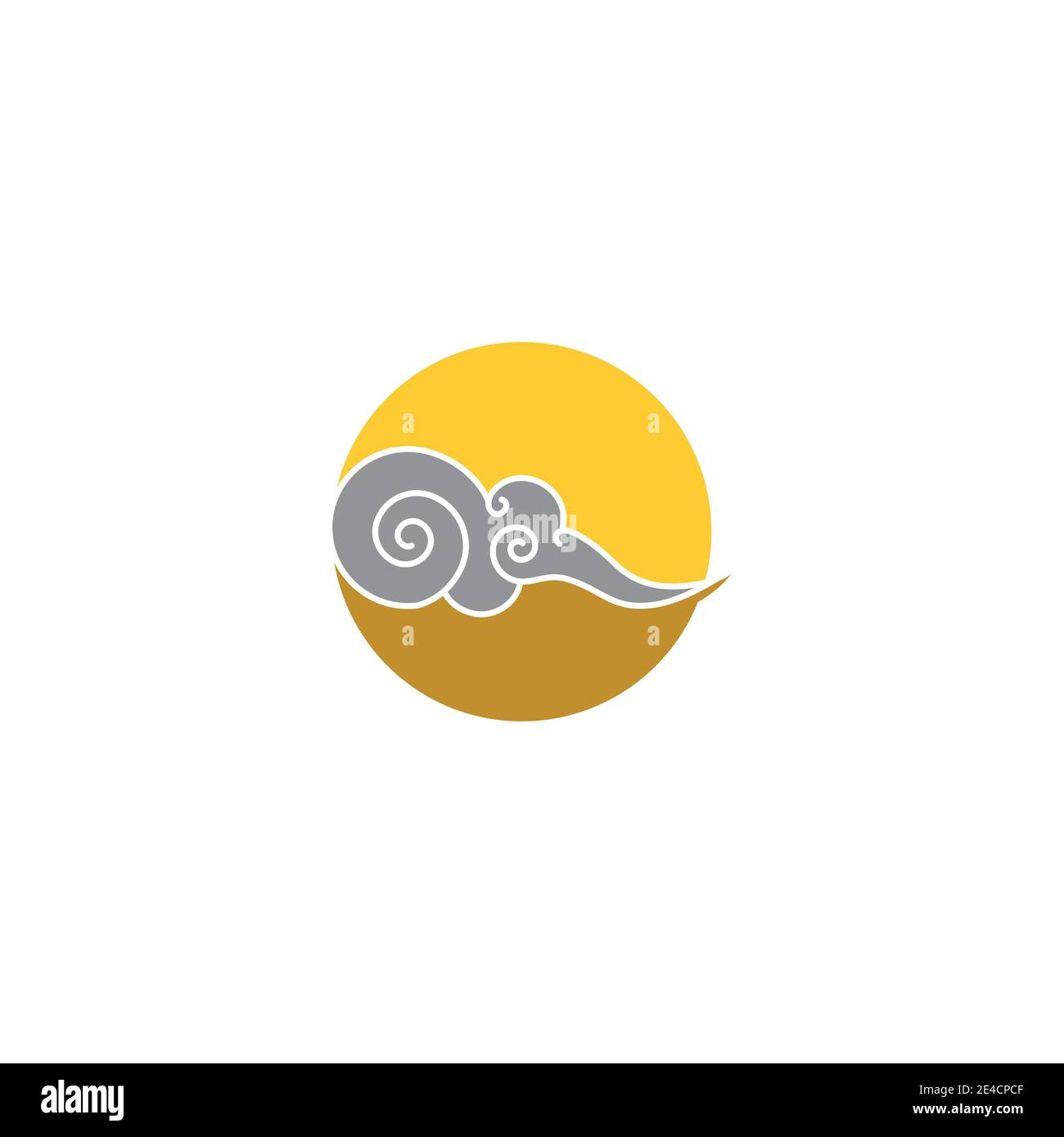 Chinese clouds Logo Template vector symbol nature Stock Vector