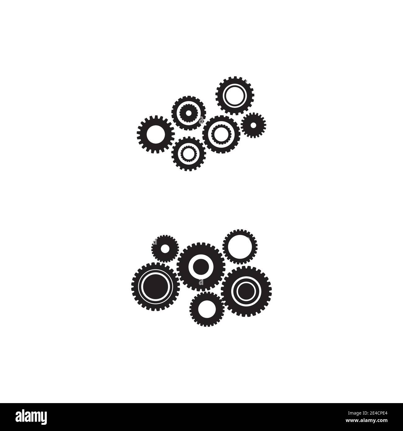Gear Logo Template vector icon illustration design Stock Vector