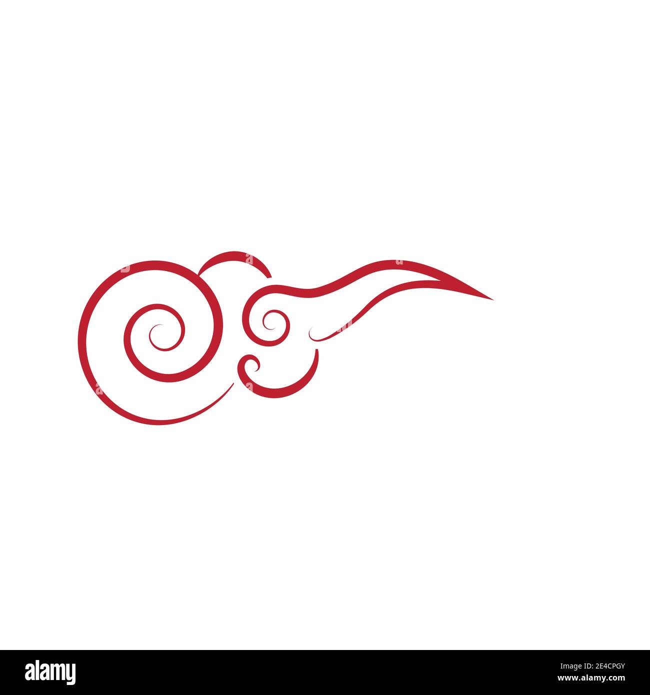 Chinese clouds Logo Template vector symbol nature Stock Vector