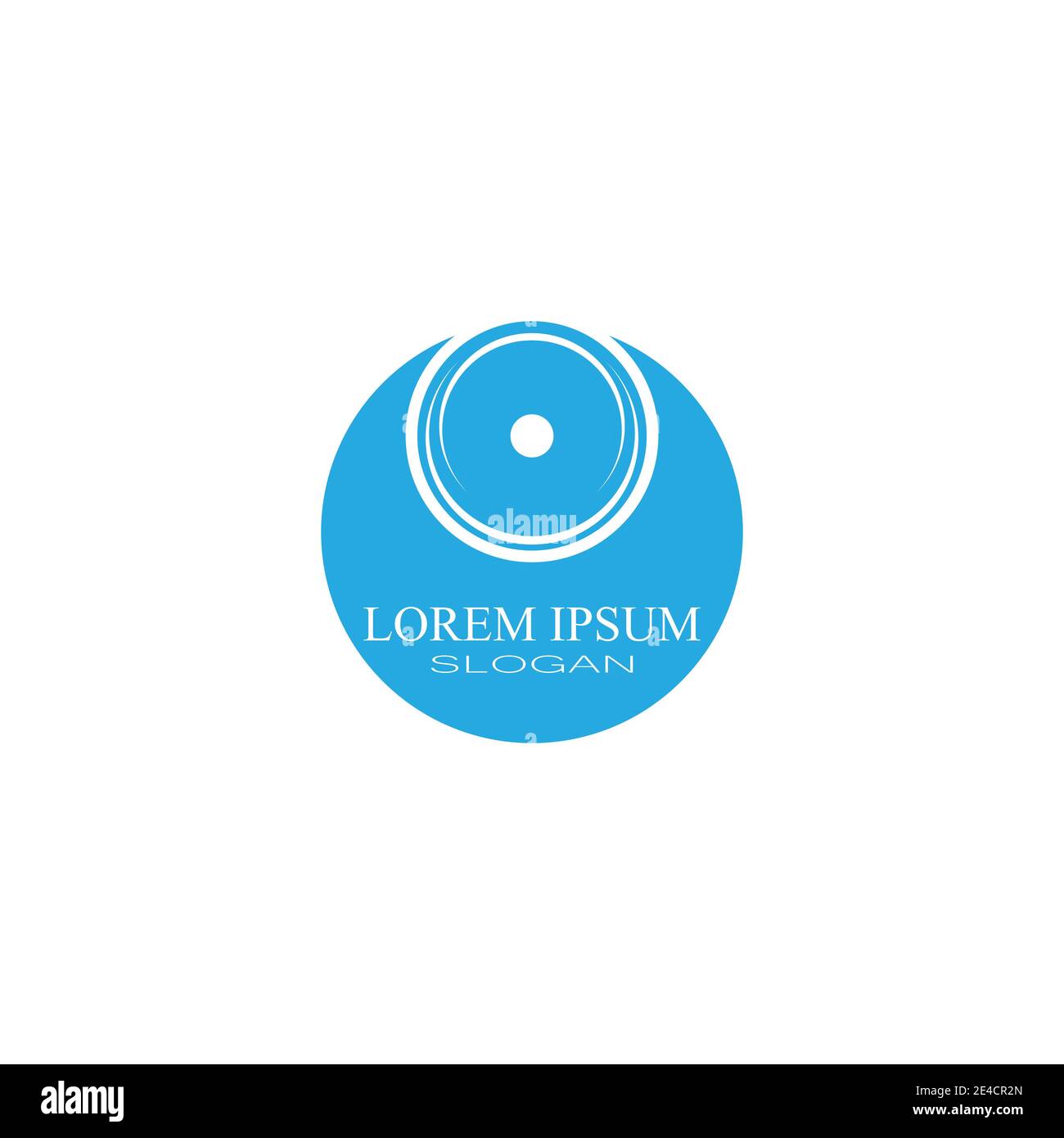 Cyclist logo template Bicycle vector design. Stock Vector