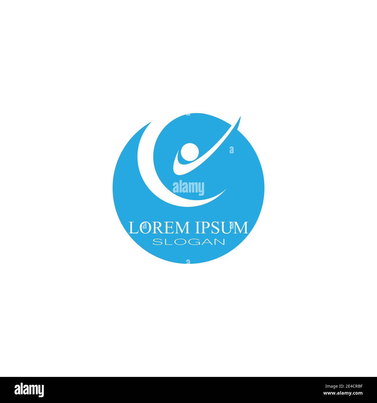 Cyclist logo template Bicycle vector design. Stock Vector