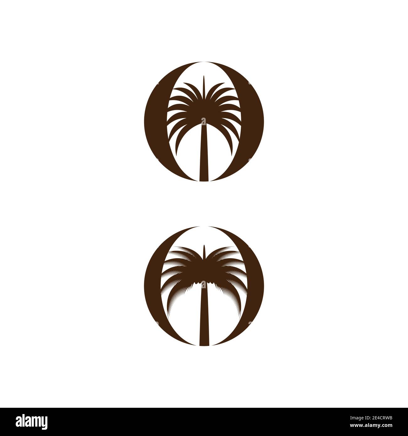 Dates tree Logo Template vector symbol nature Stock Vector