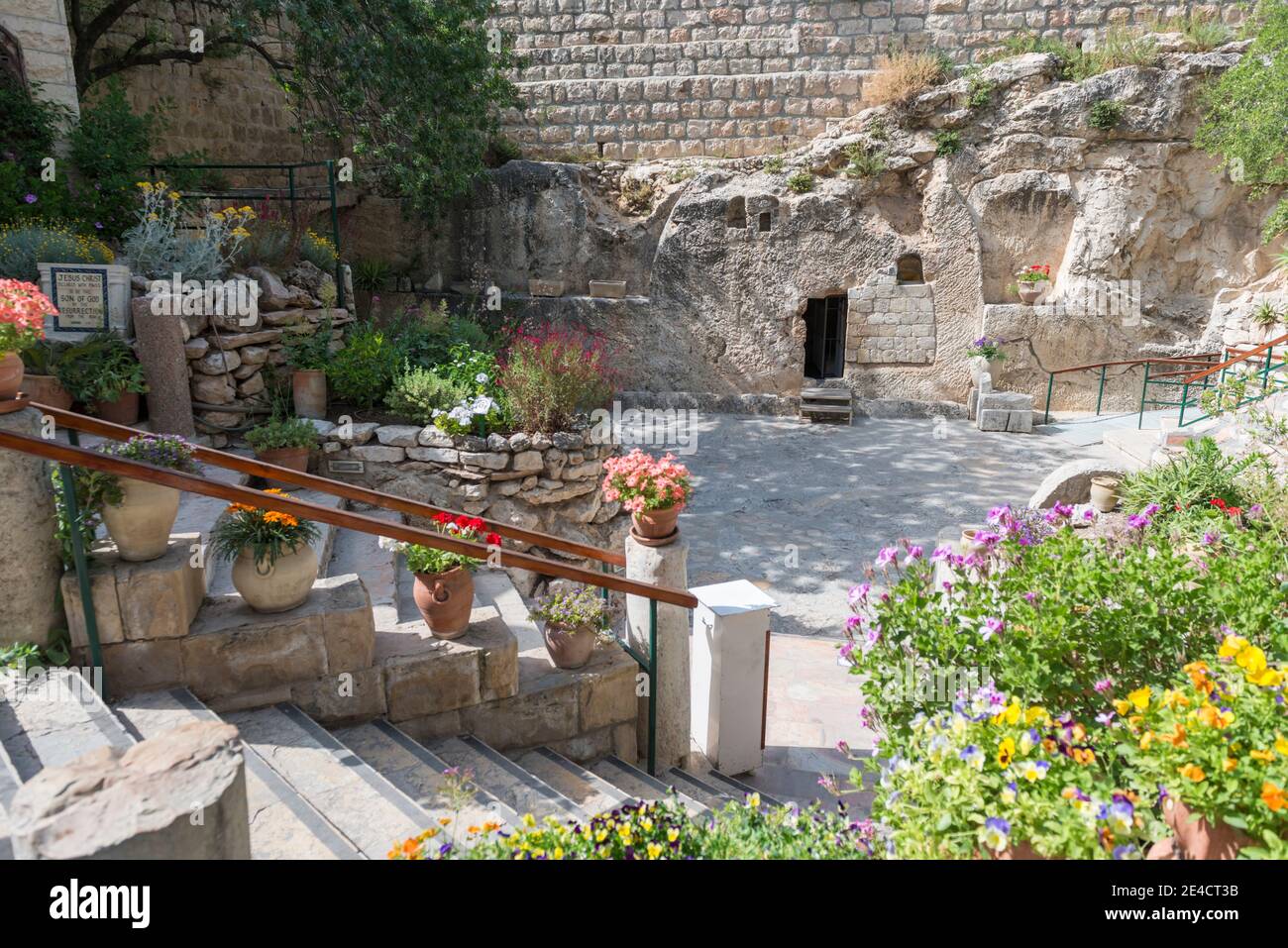 Middle East, Israel, Jerusalem, garden tomb Stock Photo