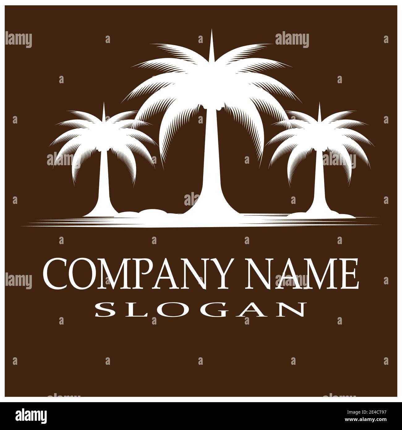 Dates tree Logo Template vector symbol nature Stock Vector