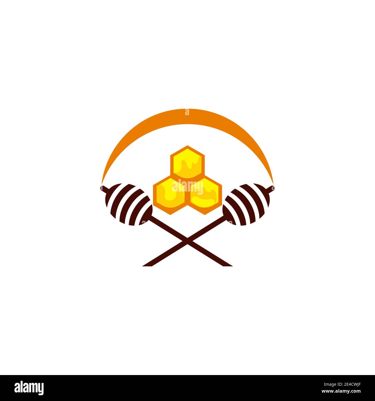 Honey  Logo Template Design Vector Design Concept Symbol Stock Vector