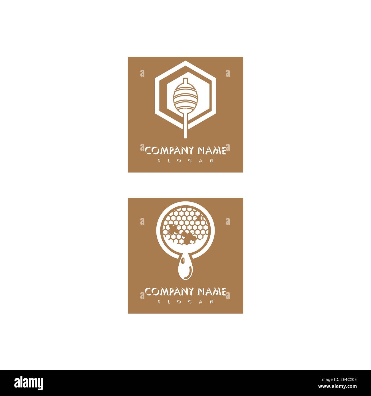 Honey Logo Template Design Vector Design Concept Symbol Stock Vector