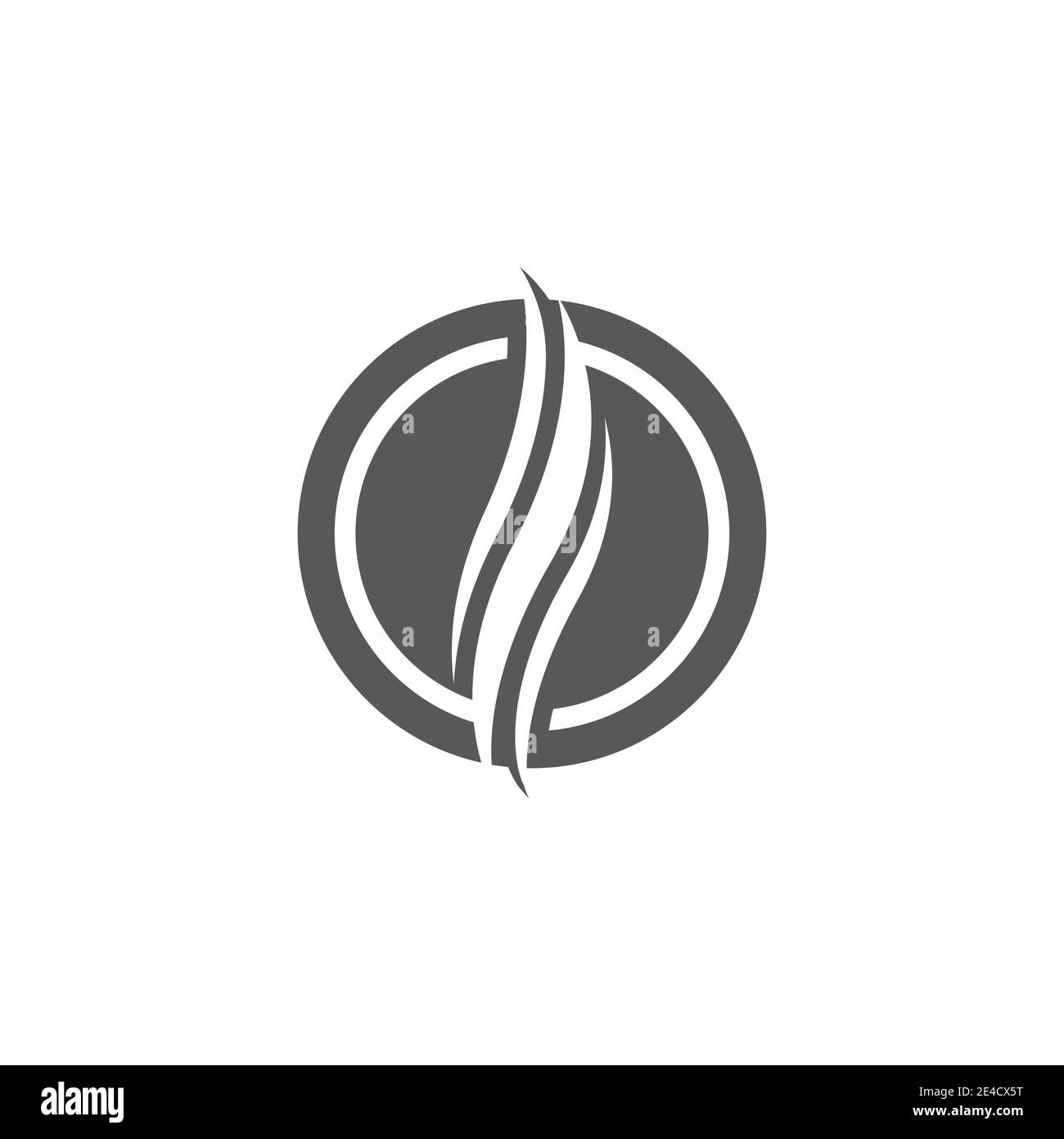 Hair Wave Logo Template vector symbol nature Stock Vector