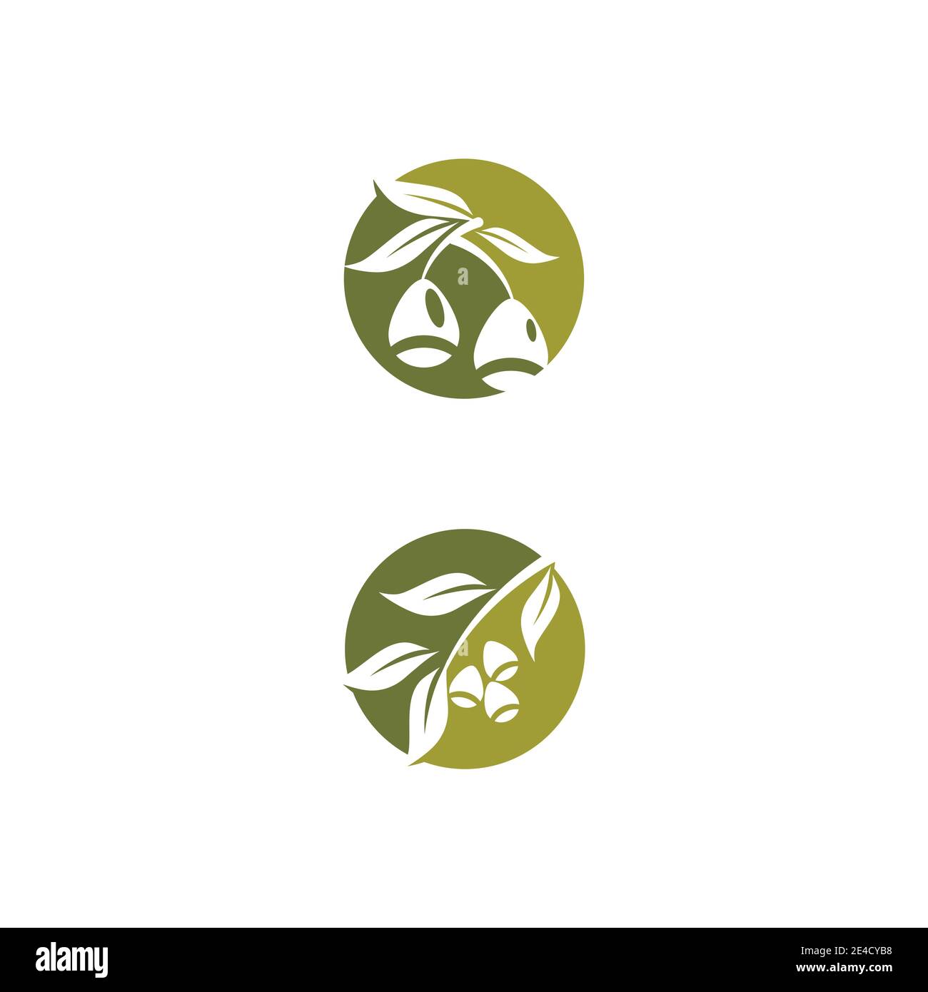 Eucalyptus leaves logo vector template design illustration Stock Vector ...