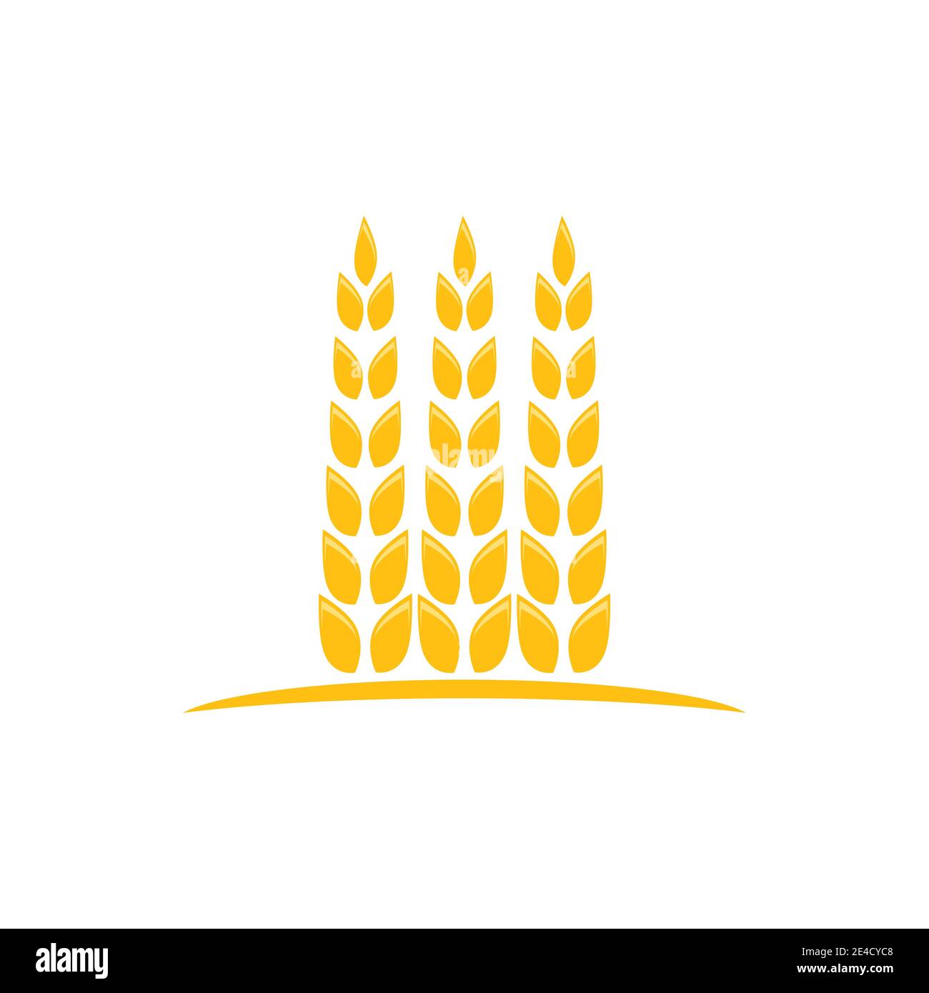 Wheat Logo Template vector symbol nature Stock Vector