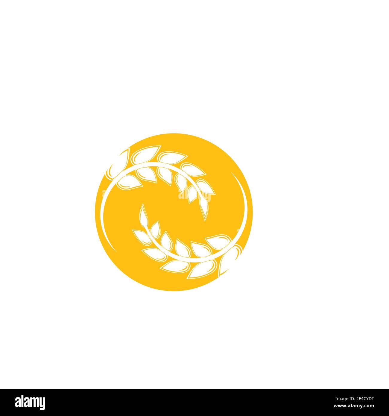 Wheat Logo Template vector symbol nature Stock Vector