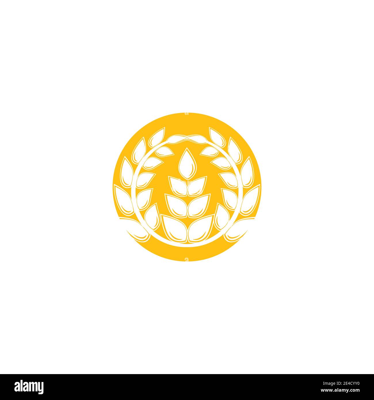 Wheat Logo Template vector symbol nature Stock Vector