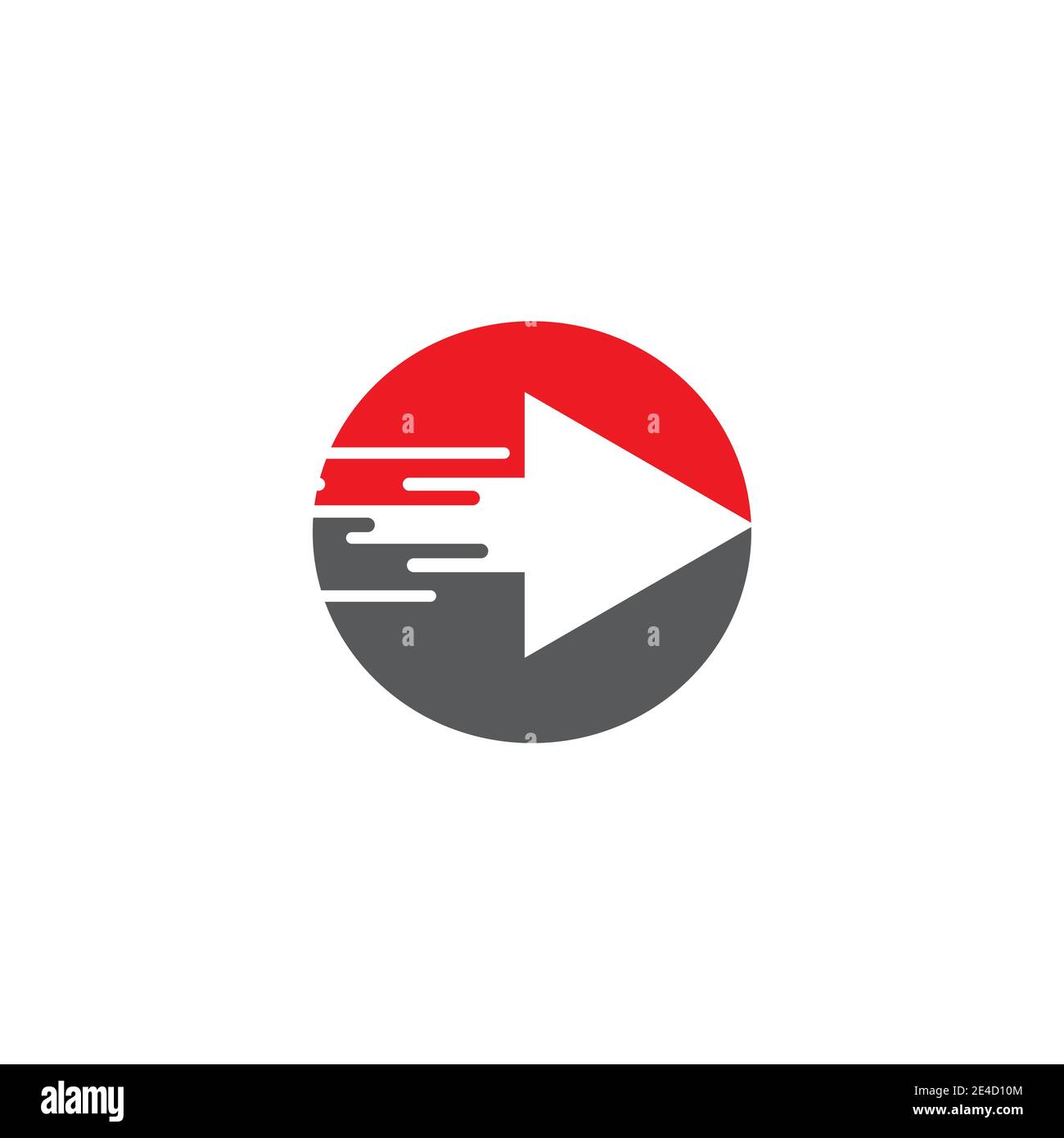 Arrow vector illustration icon Logo Template design Stock Vector