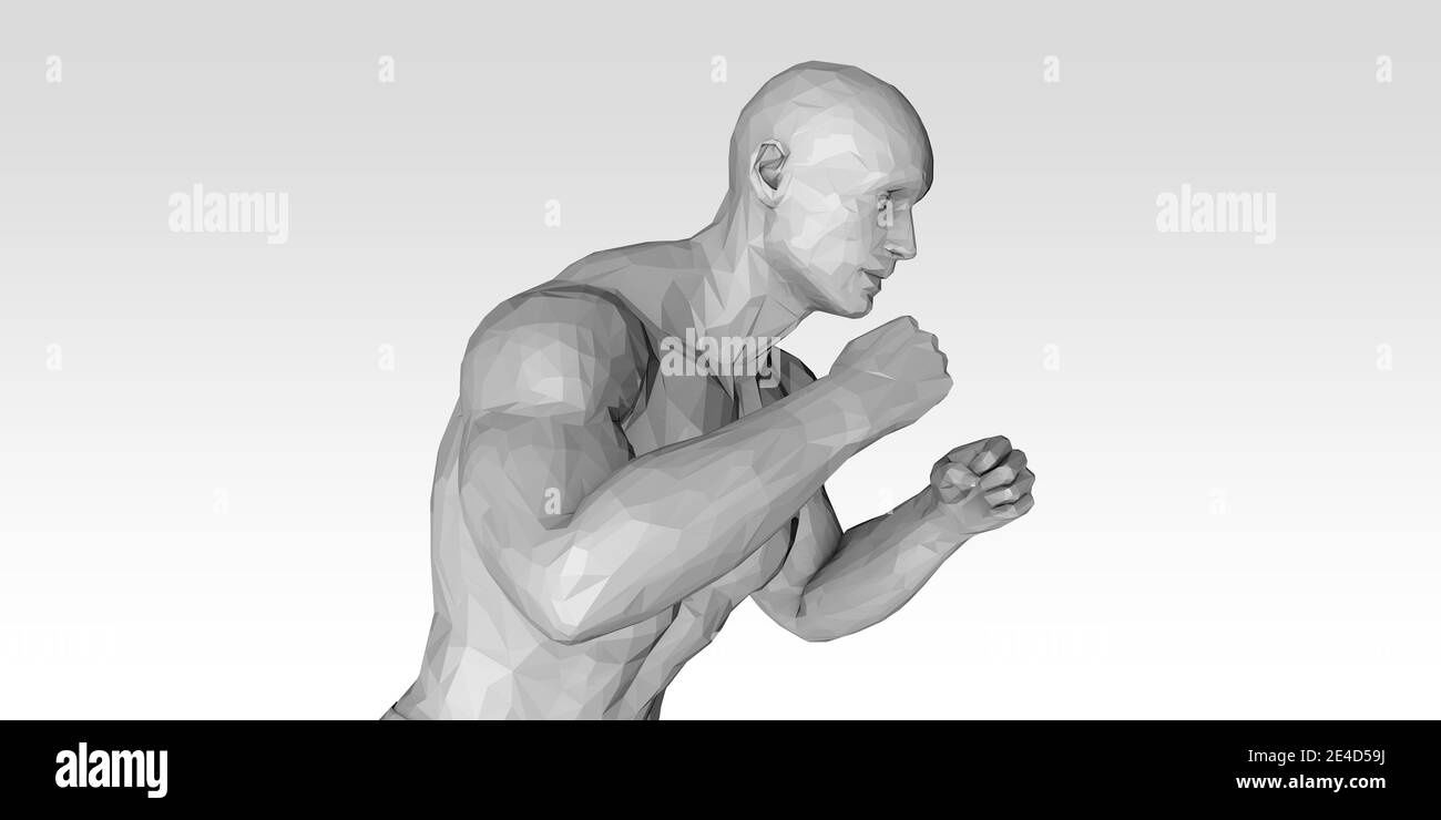 Virtual Reality Fitness Training Workout of the Future Stock Photo Alamy