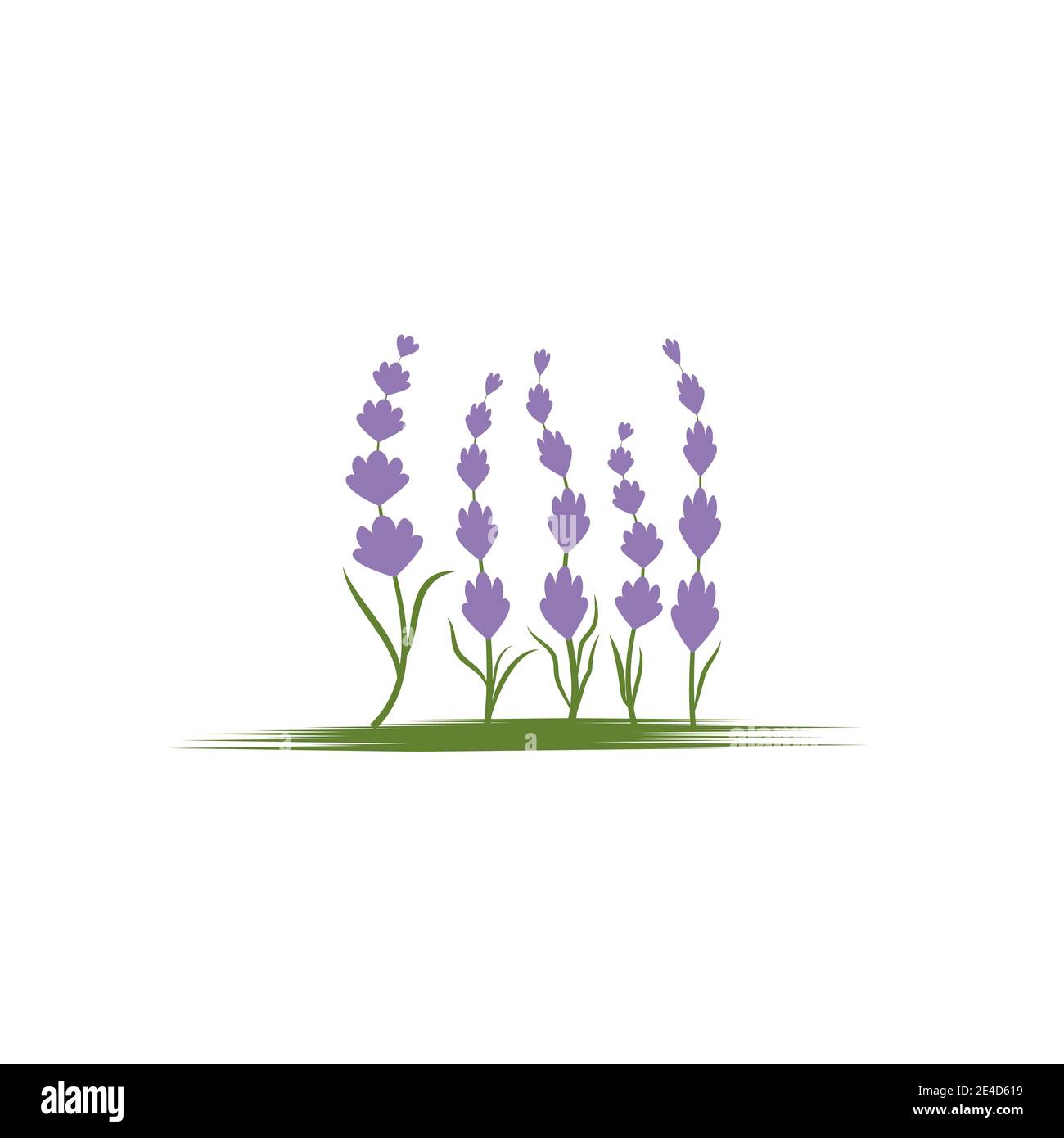 Lavender Logo Template vector symbol nature Stock Vector