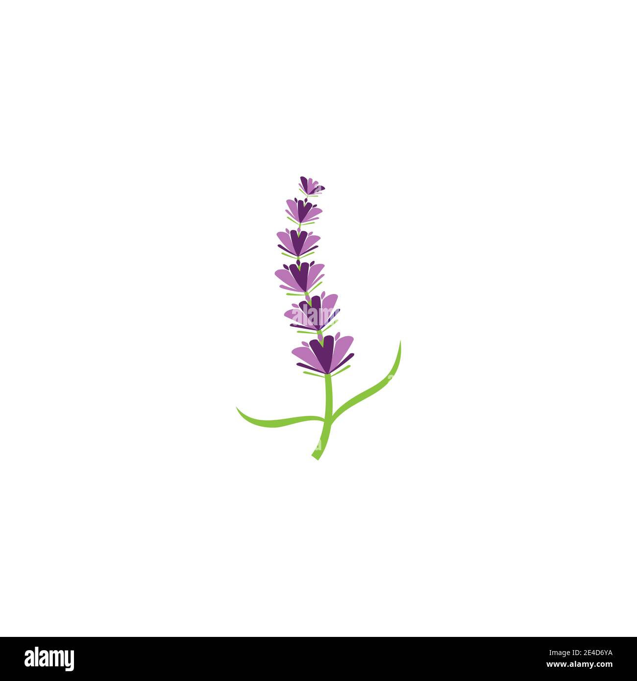 Lavender Logo Template vector symbol nature Stock Vector