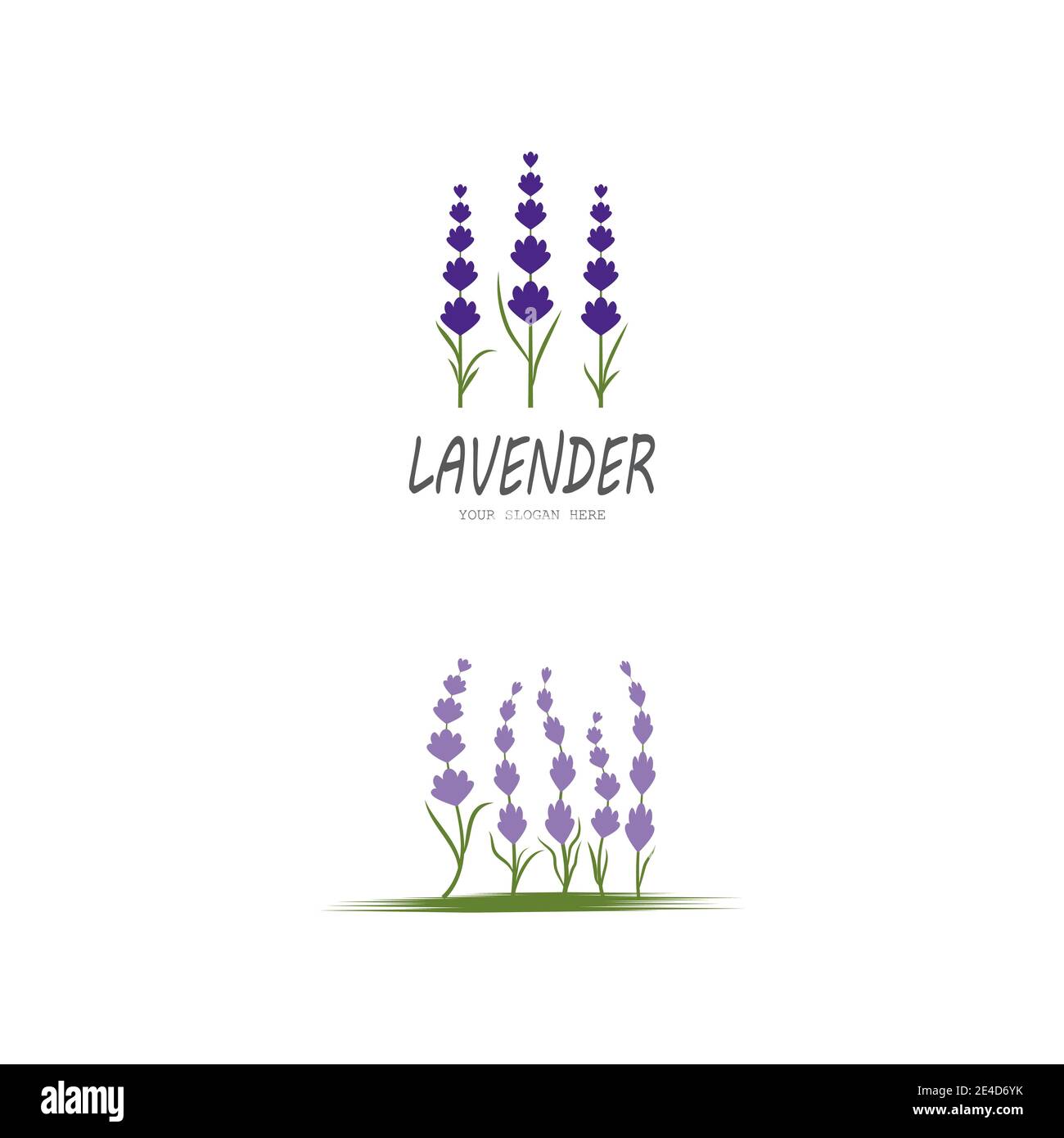Lavender Logo Template vector symbol nature Stock Vector