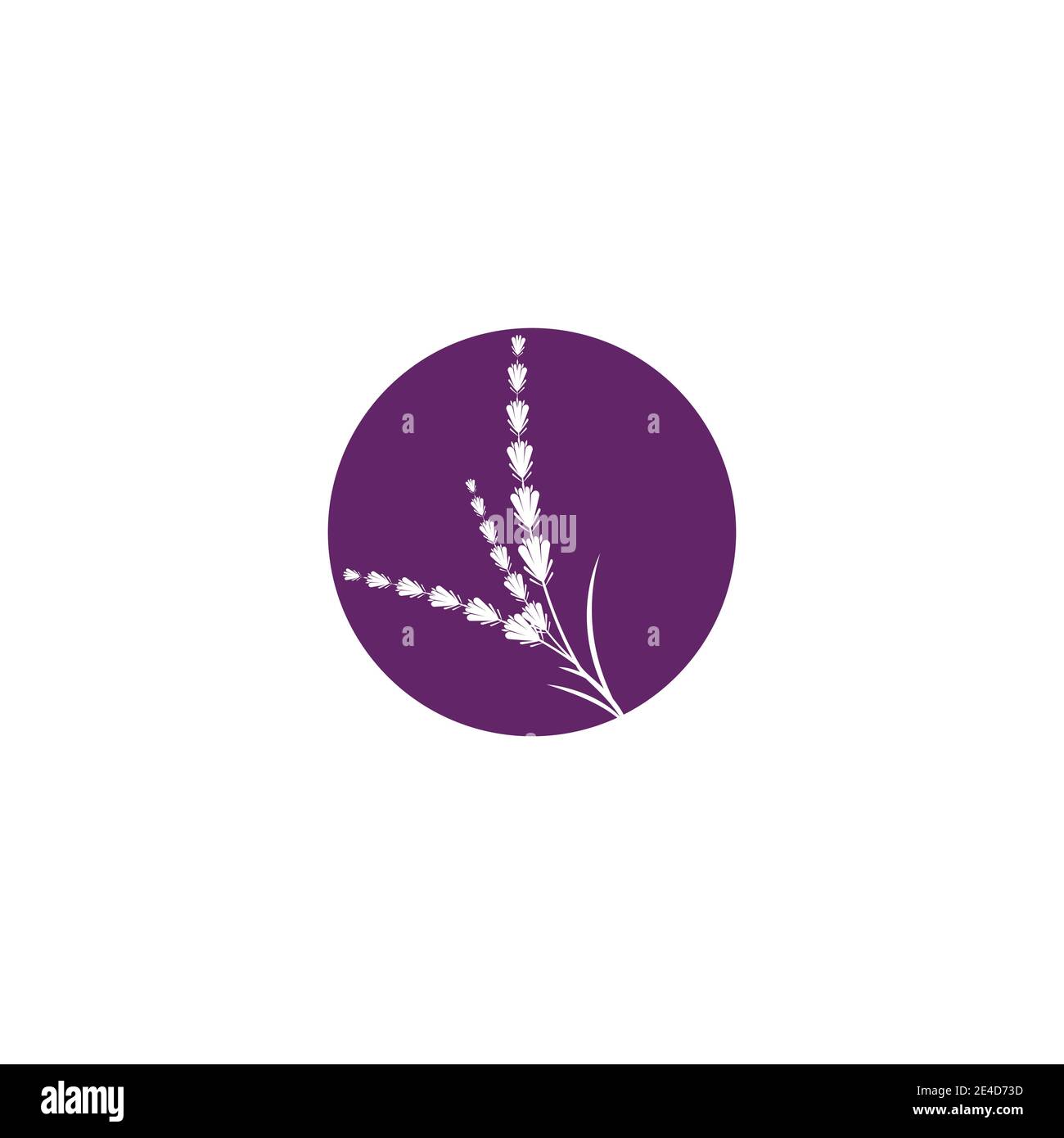 Lavender Logo Template vector symbol nature Stock Vector