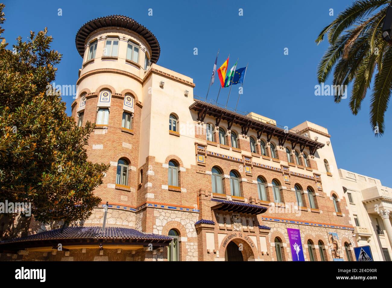 Rectorate of the University of Malaga, Costa del Sol. Andalusia. Southern Spain Europe Stock Photo