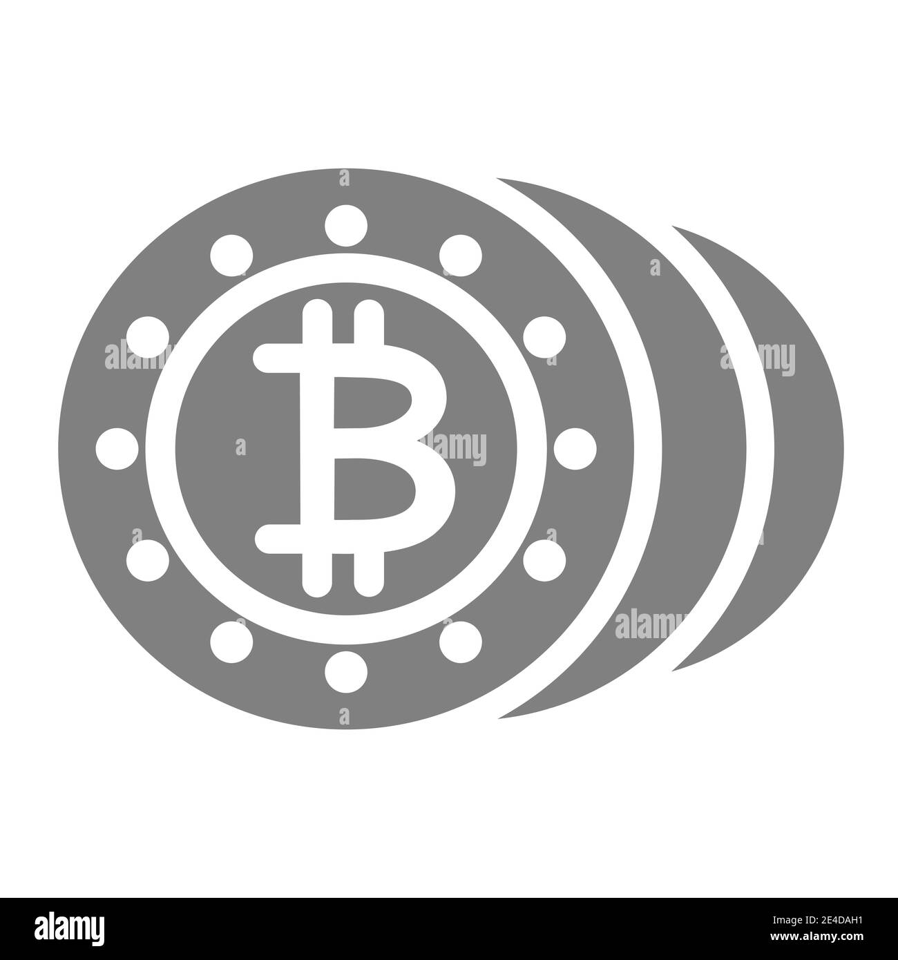 Golden ethereum bitcoins on Black and White Stock Photos & Images - Alamy