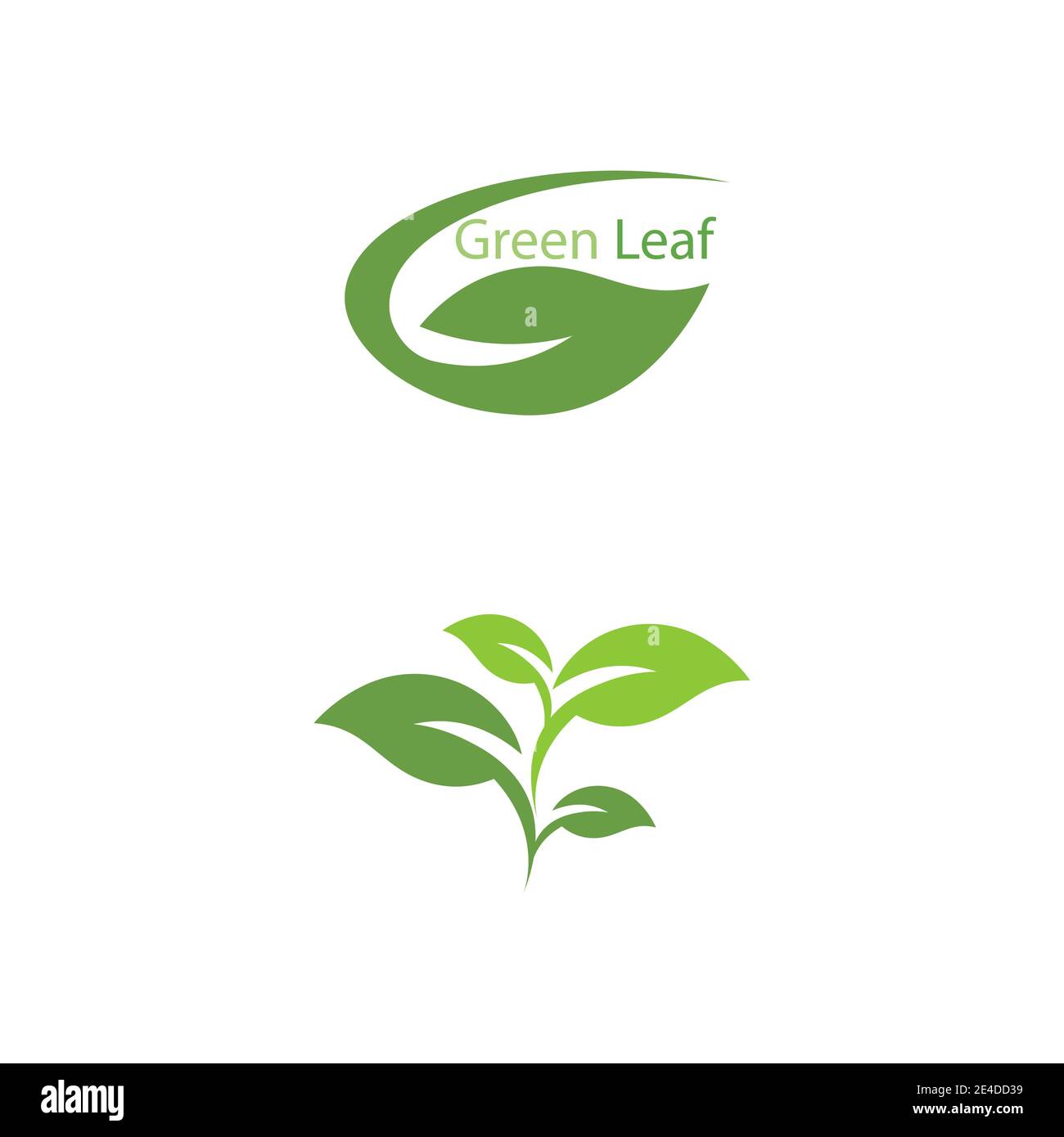 Leaf Logo Template vector symbol nature Stock Vector Image & Art - Alamy