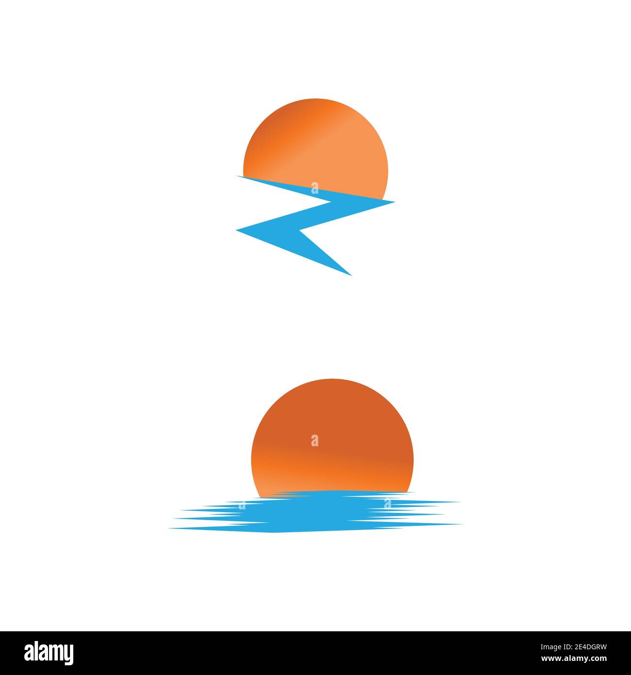 Sun rise logo hi-res stock photography and images - Alamy
