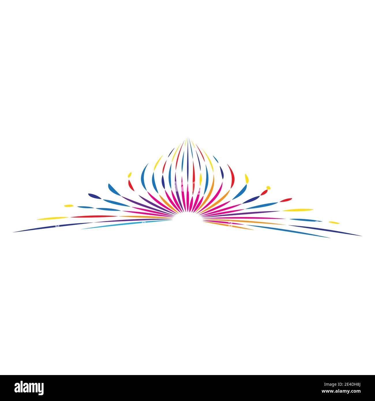 Fireworks Logo Template vector symbol nature Stock Vector