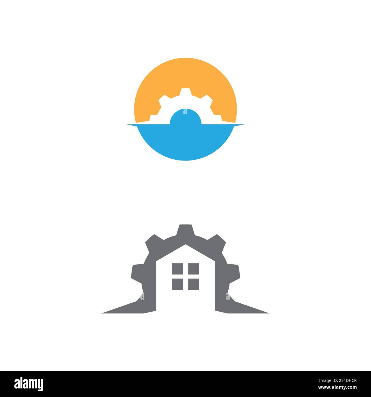 Gear Logo Template vector icon illustration design Stock Vector