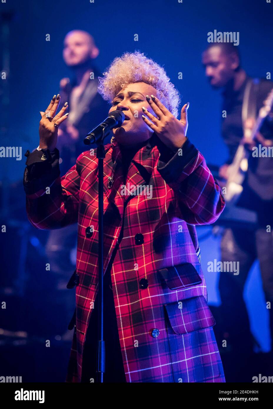 Emeli Sandé performs live on stage at the O2 Brixton Academy, London.  Picture date: Stock Photo