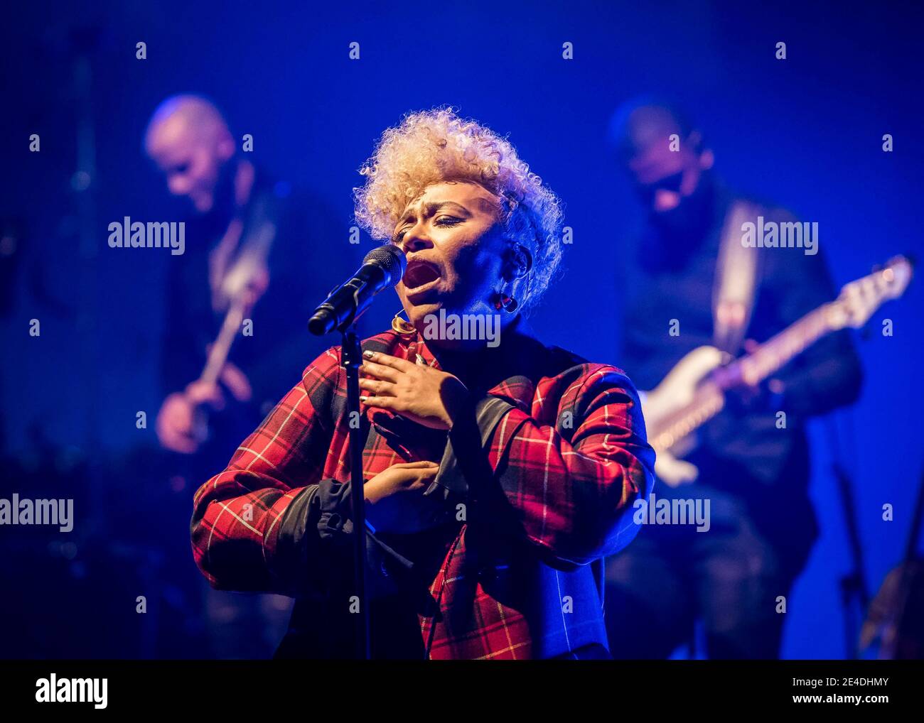 Emeli Sandé performs live on stage at the O2 Brixton Academy, London.  Picture date: Stock Photo