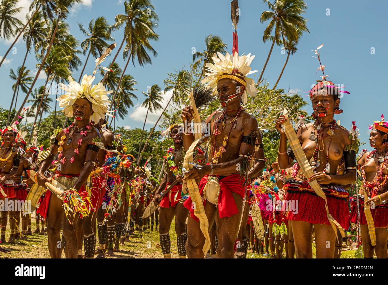 Traditional Milamala Dance of Trobriand Islands during the Festival of ...