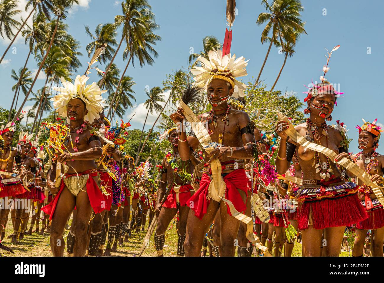 Traditional Milamala Dance of Trobriand Islands during the Festival of ...