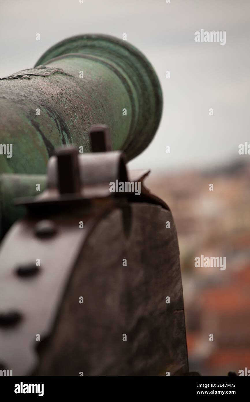 View from Castelo S. Jorge, Lisbon Stock Photo