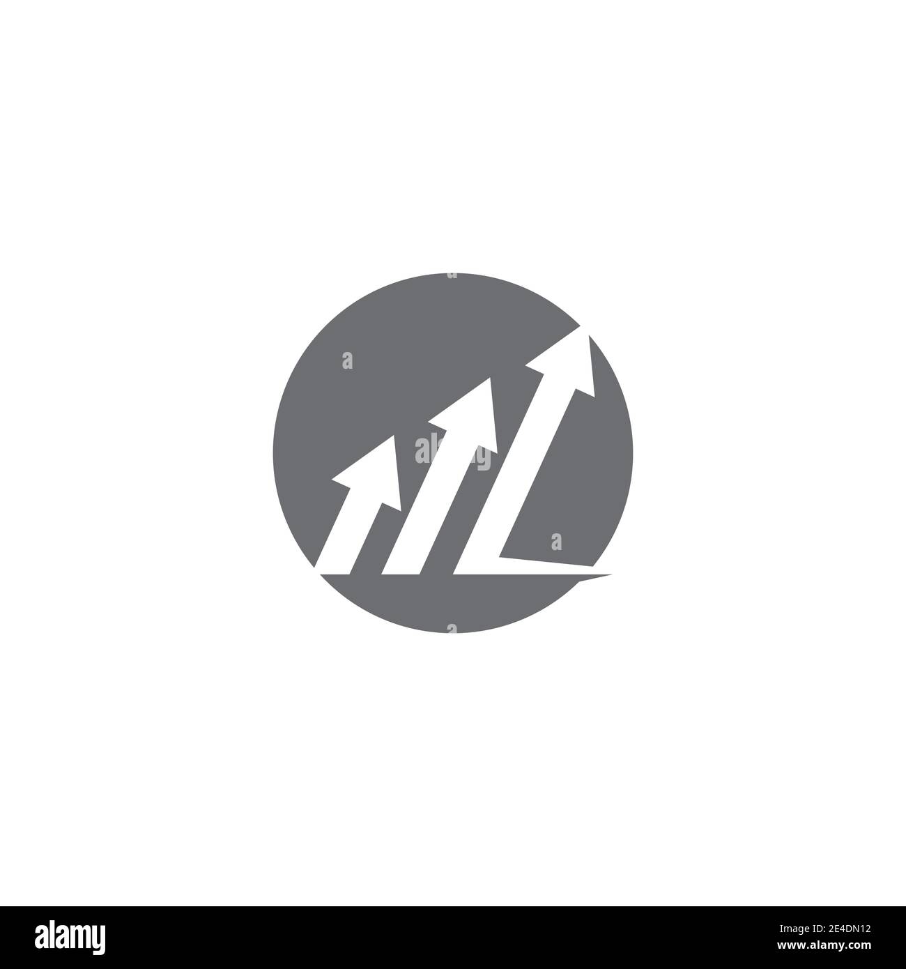 Arrow vector illustration icon Logo Template design Stock Vector