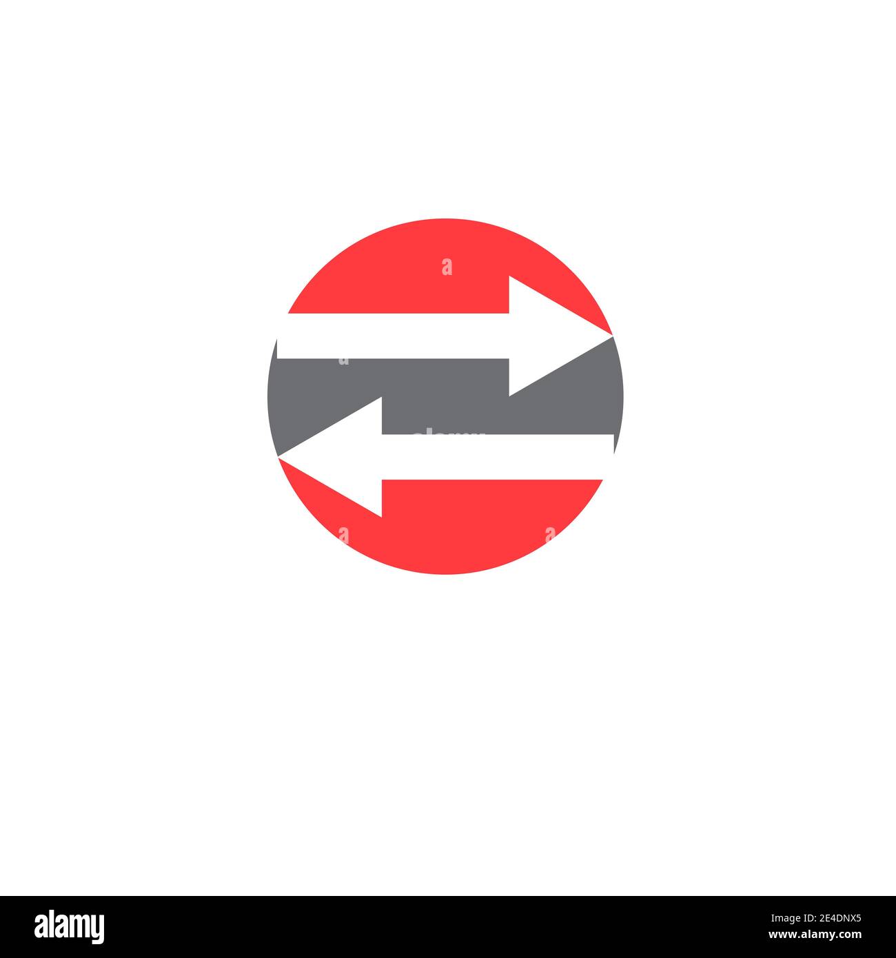 Arrow vector illustration icon Logo Template design Stock Vector