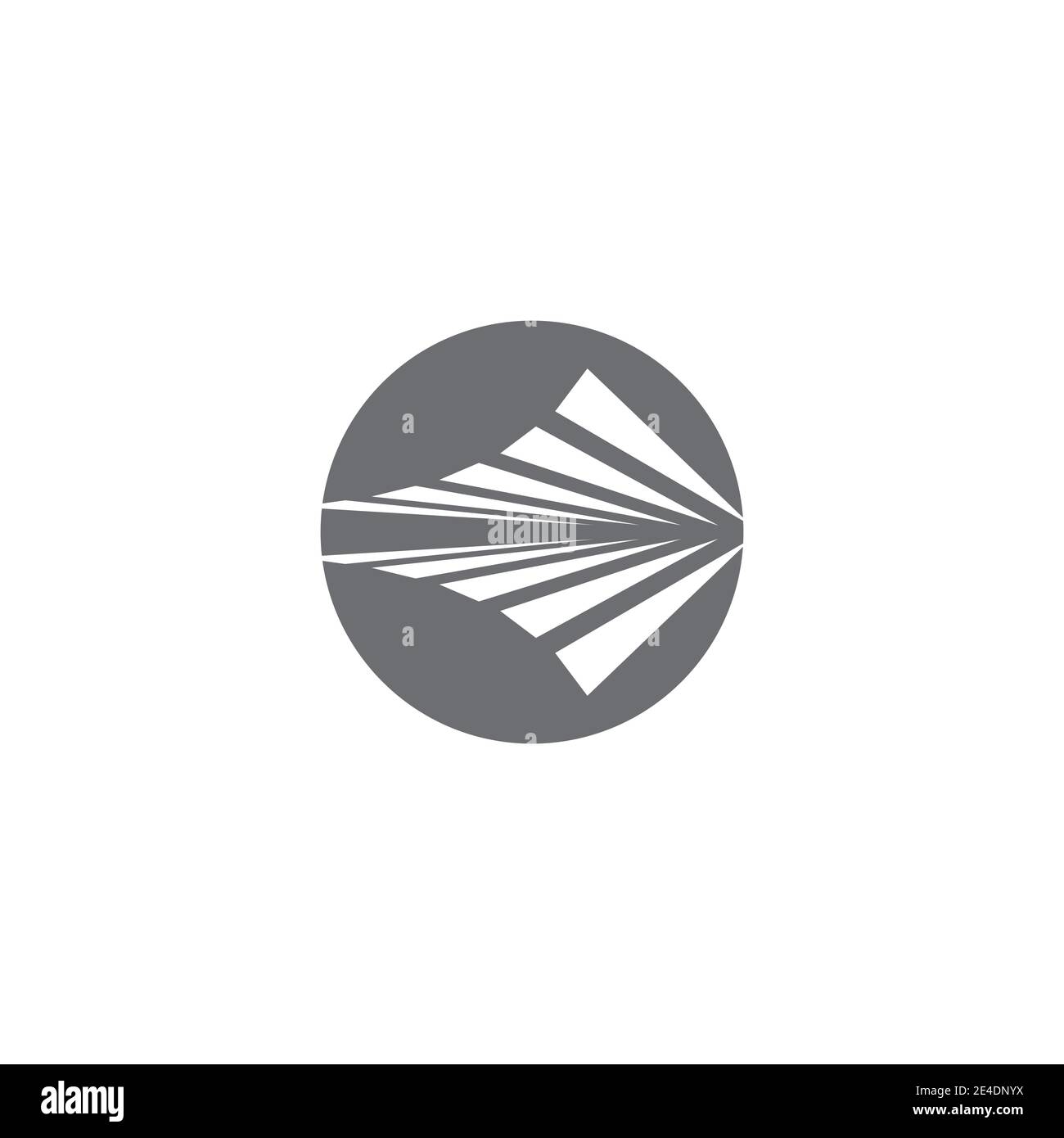 Arrow vector illustration icon Logo Template design Stock Vector