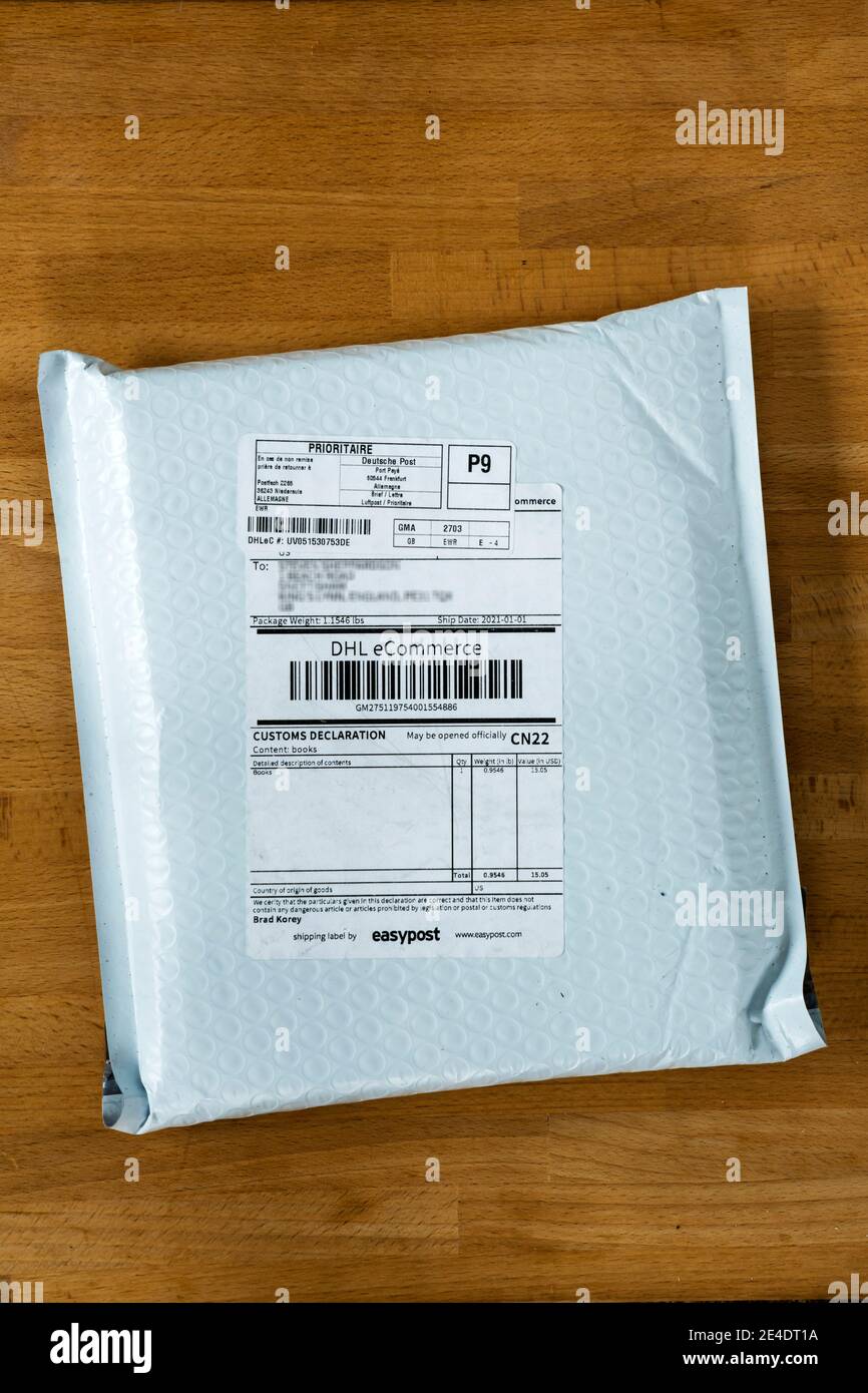 German customs declaration hi-res stock photography and images - Alamy