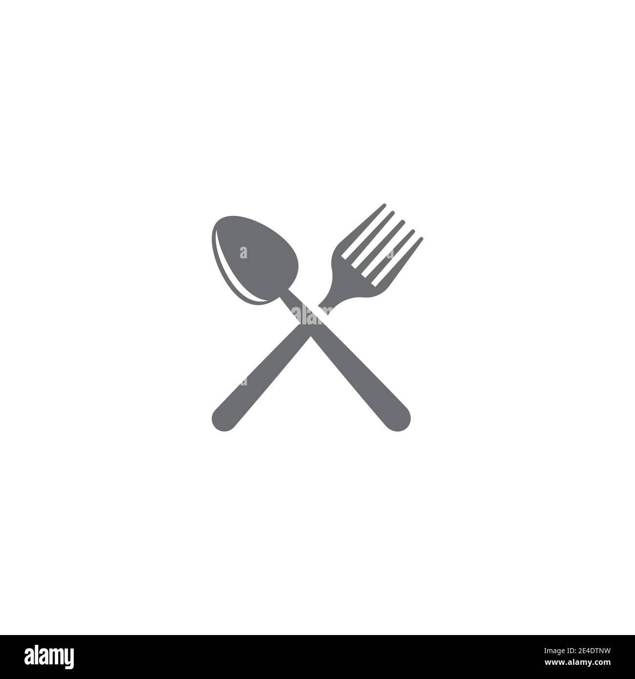 Kitchen icon cooking tools vector flat design Stock Vector