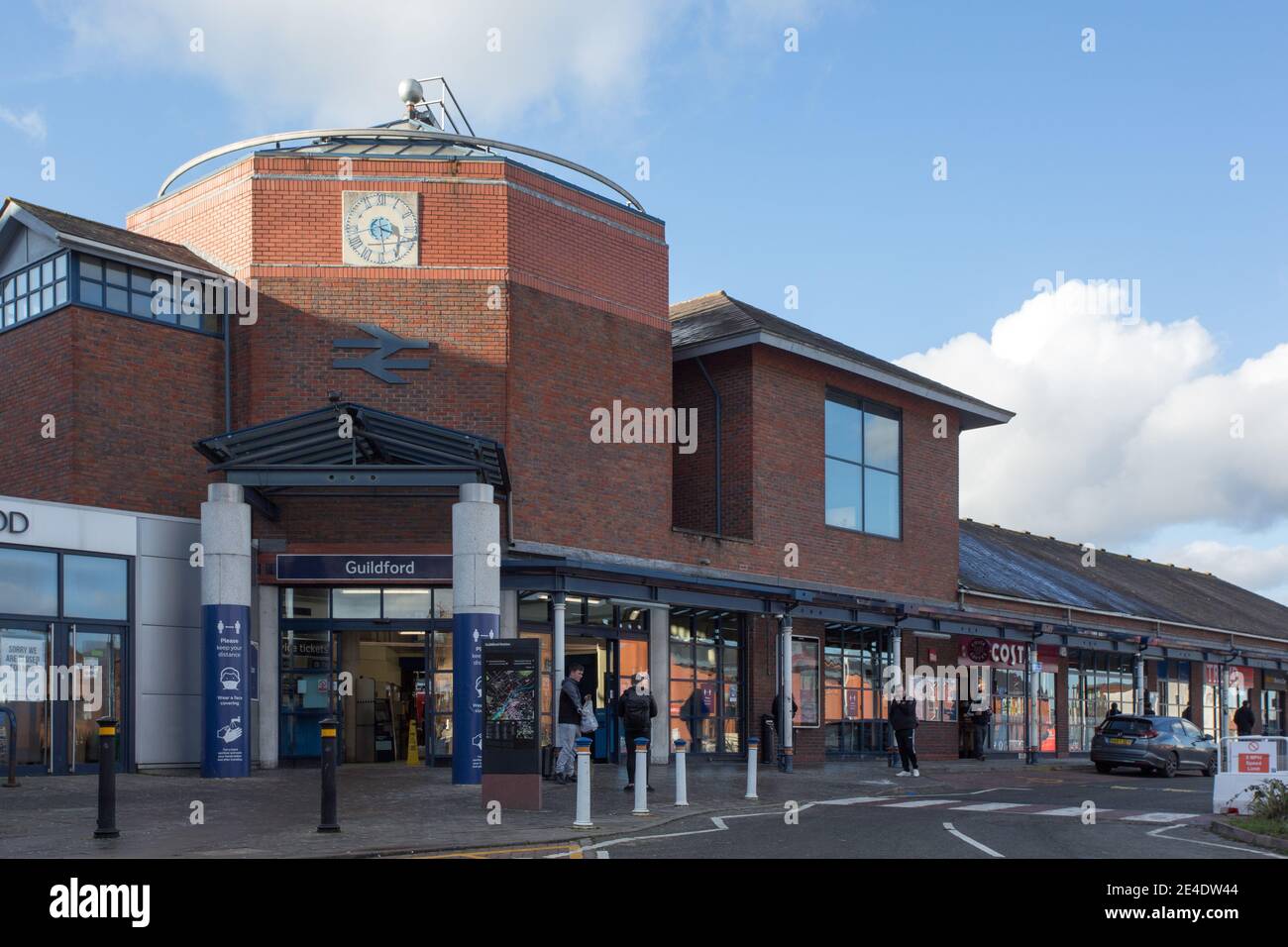 Guildford Railway Station Stock Photo