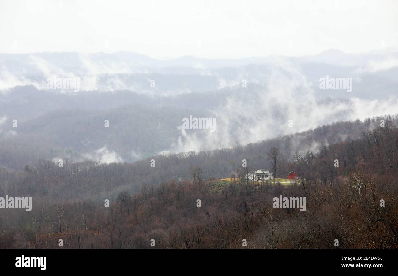 Rural mountains of Appalachia, U.S.A Stock Photo Alamy
