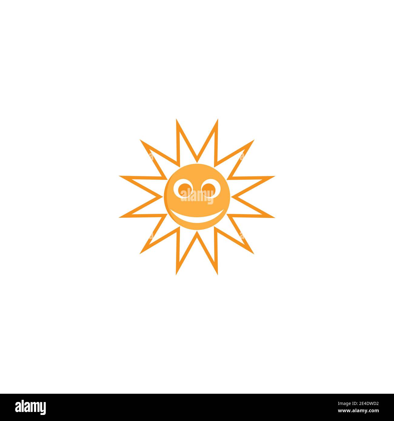 Simple sun icon hi-res stock photography and images - Alamy
